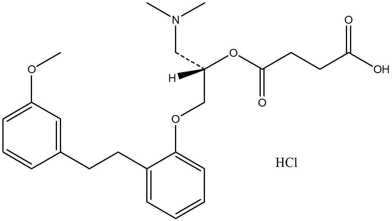 Sarpogrelate Hydrochloride molecular structure