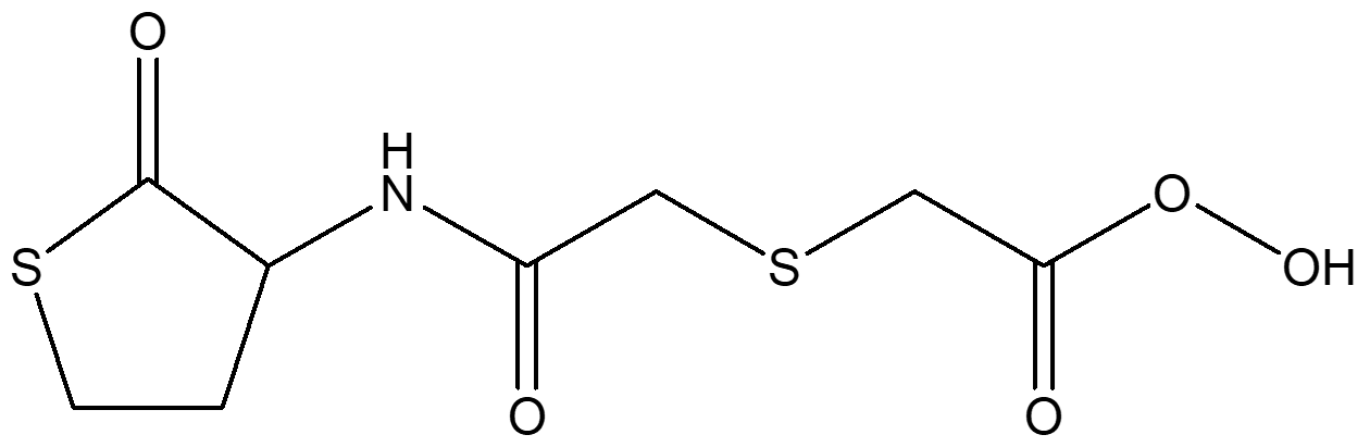 Erdosteine molecular structure