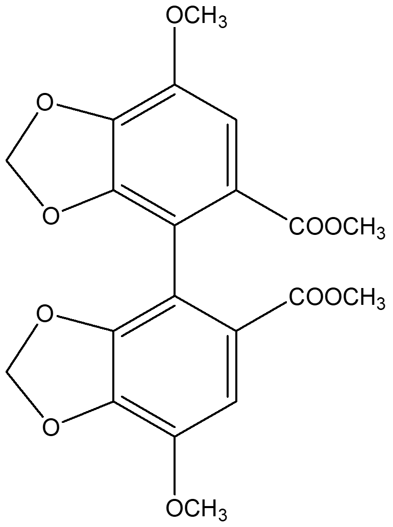 Biphenyl Dimethyl Dicarboxylate molecular structure