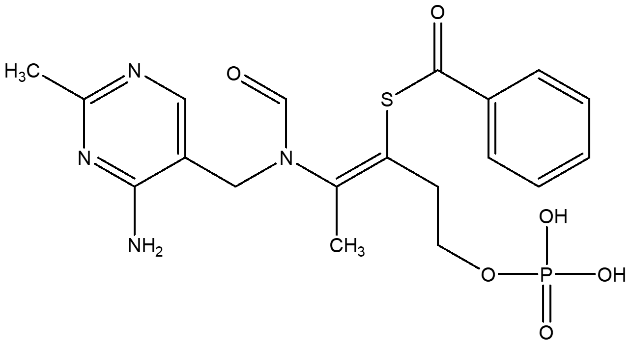 Benfotiamine molecular structure