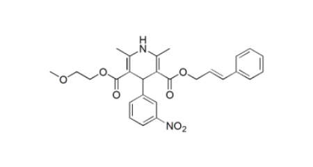 Cilnidipine molecular structure